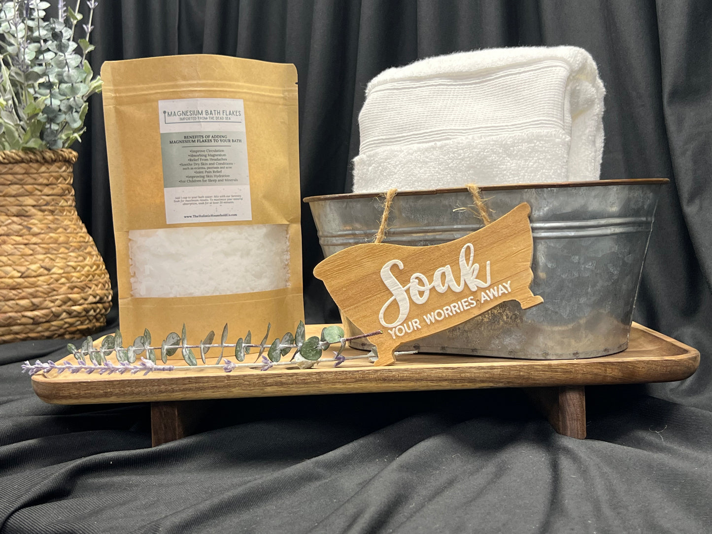 Dead Sea Magnesium Bath Flakes