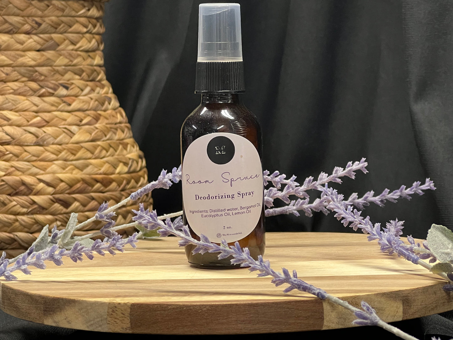 The Mercantile Natural Deodorizing Room Spray 2 oz
