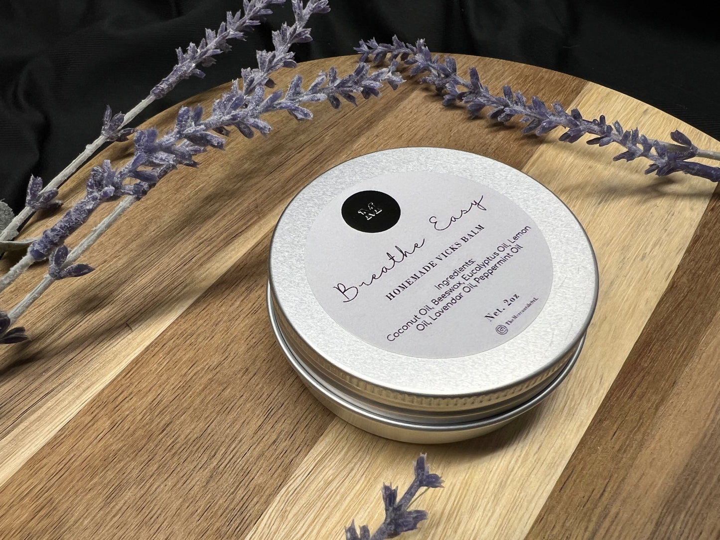The Mercantile Breathe Easy – Homemade Vick’s Balm 2 oz