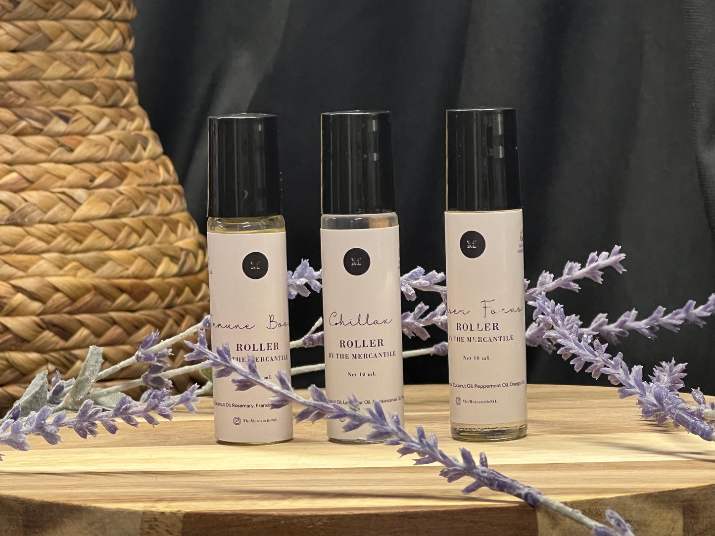 The Mercantile Essential Oil Roller - Chillax- Calm & Tranquility 10ml