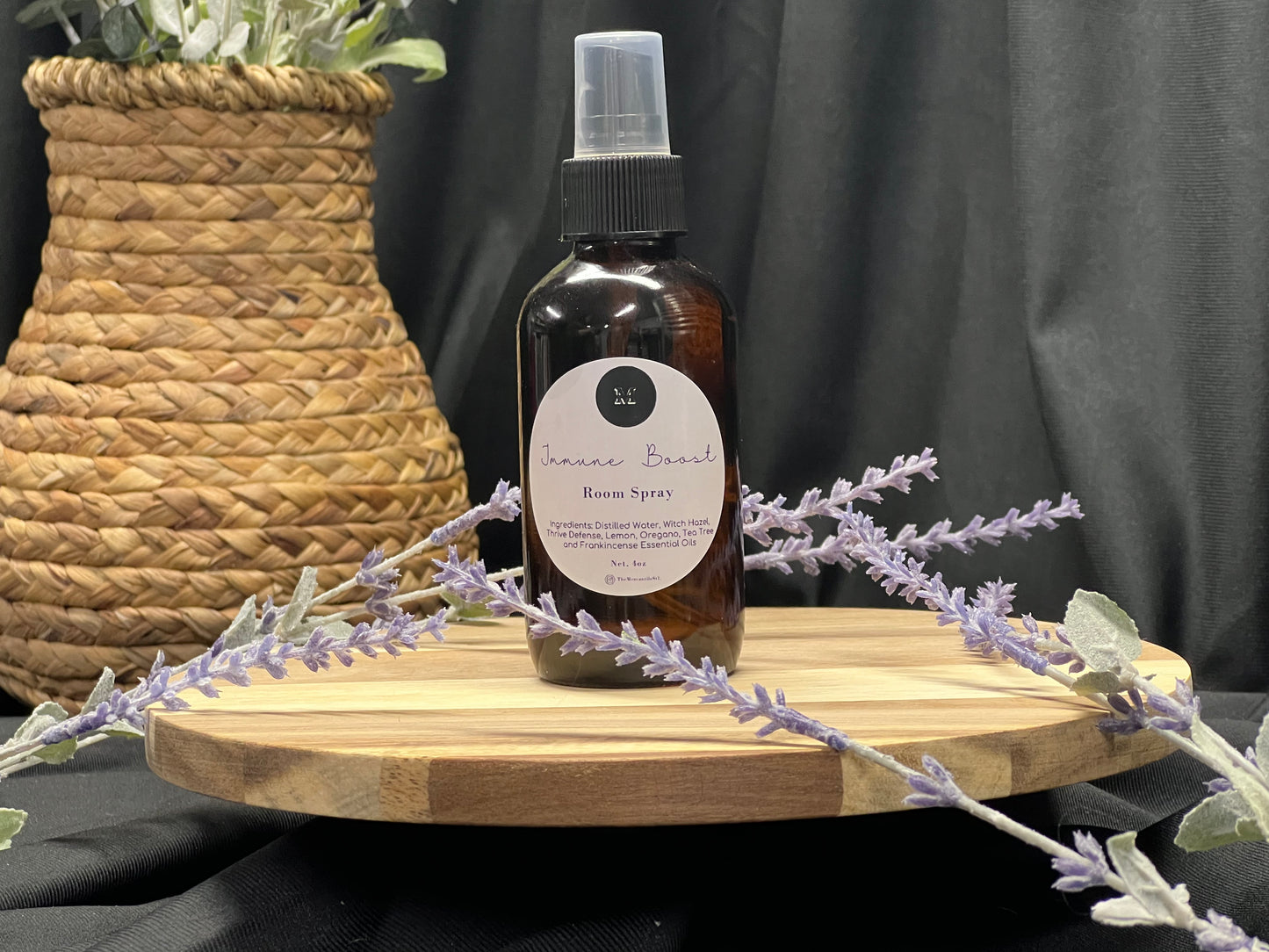 The Mercantile Natural Immune Boost Room Spray 4 Oz